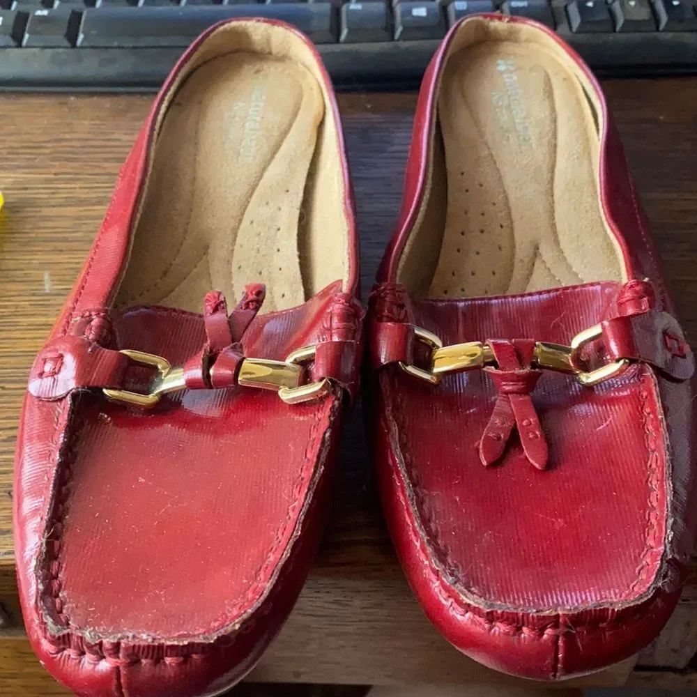 Naturalizer Burgundy Loafers sz. 8.5 M